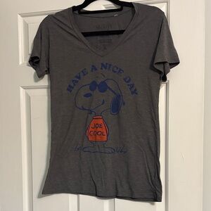 2/$12 Sale! Mighty Fine Gray Snoopy 'Joe Cool' Dog Tee